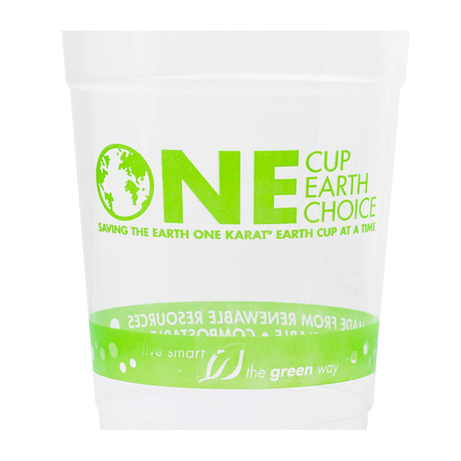 Eco-Friendly 24 oz PLA Compostable Cups by Karat Earth - Case of 600 (KE-KC24G) | Perfect for Parties, Cafes & Sustainable Events