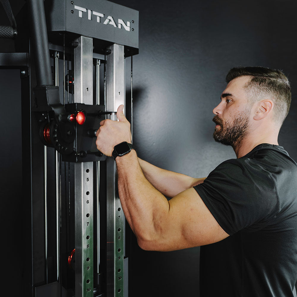 Scratch and Dent Nemesis 300 LB Single Stack Functional Trainer - Home Gym Strength Training Equipment for Full Body Workouts