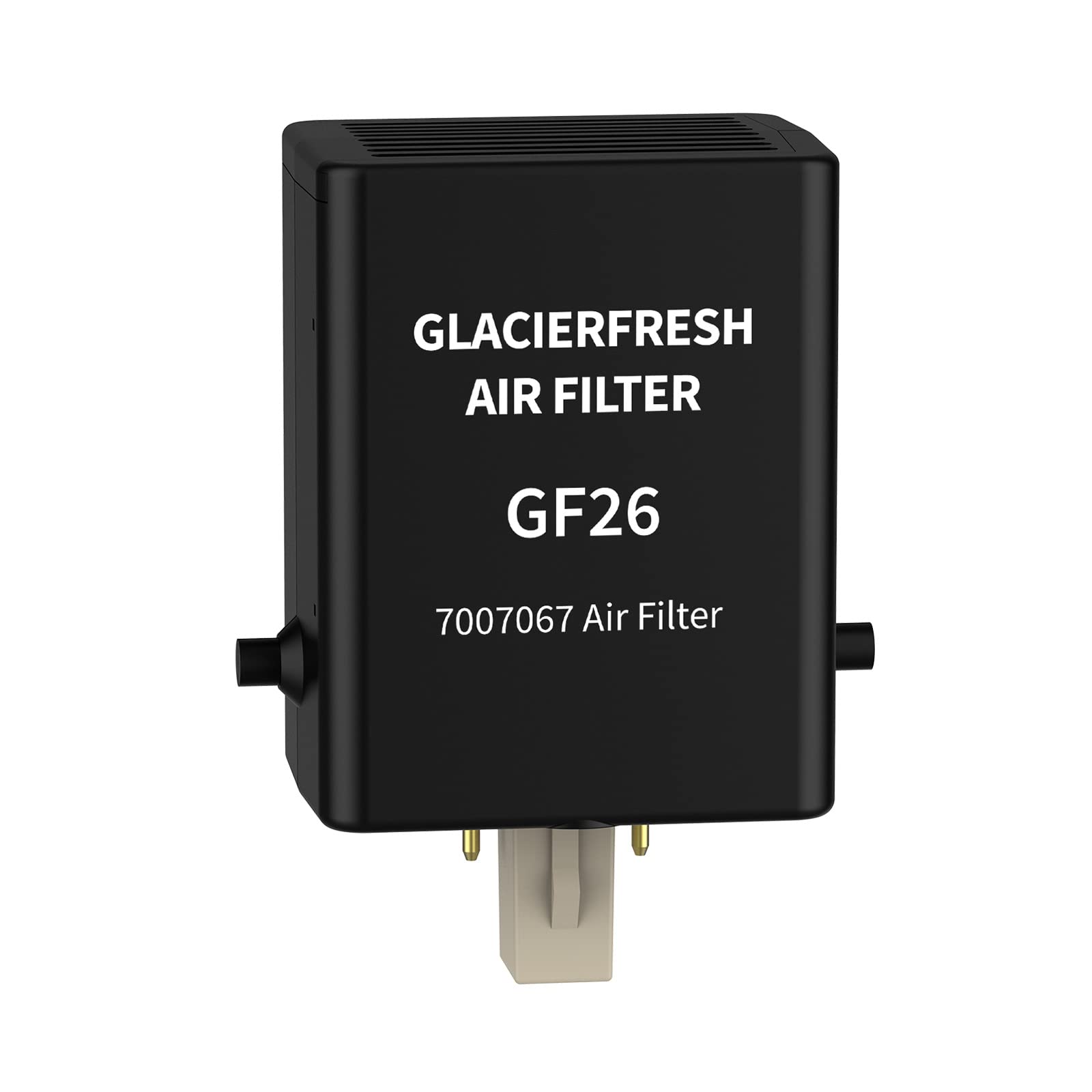GLACIER FRESH 7007067 Refrigerator Air Purification Cartridge Replacement Filter - Compatible with 7007076 Model - Pack of 1 - Eliminates Odors & Keeps Food Fresh for Home Kitchen Use