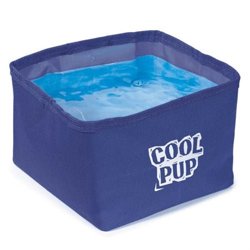 Cool Pup Portable Dog Bowl - Collapsible Travel Water & Food Dish for Dogs - Perfect for Hiking, Camping, and Outdoor Adventures