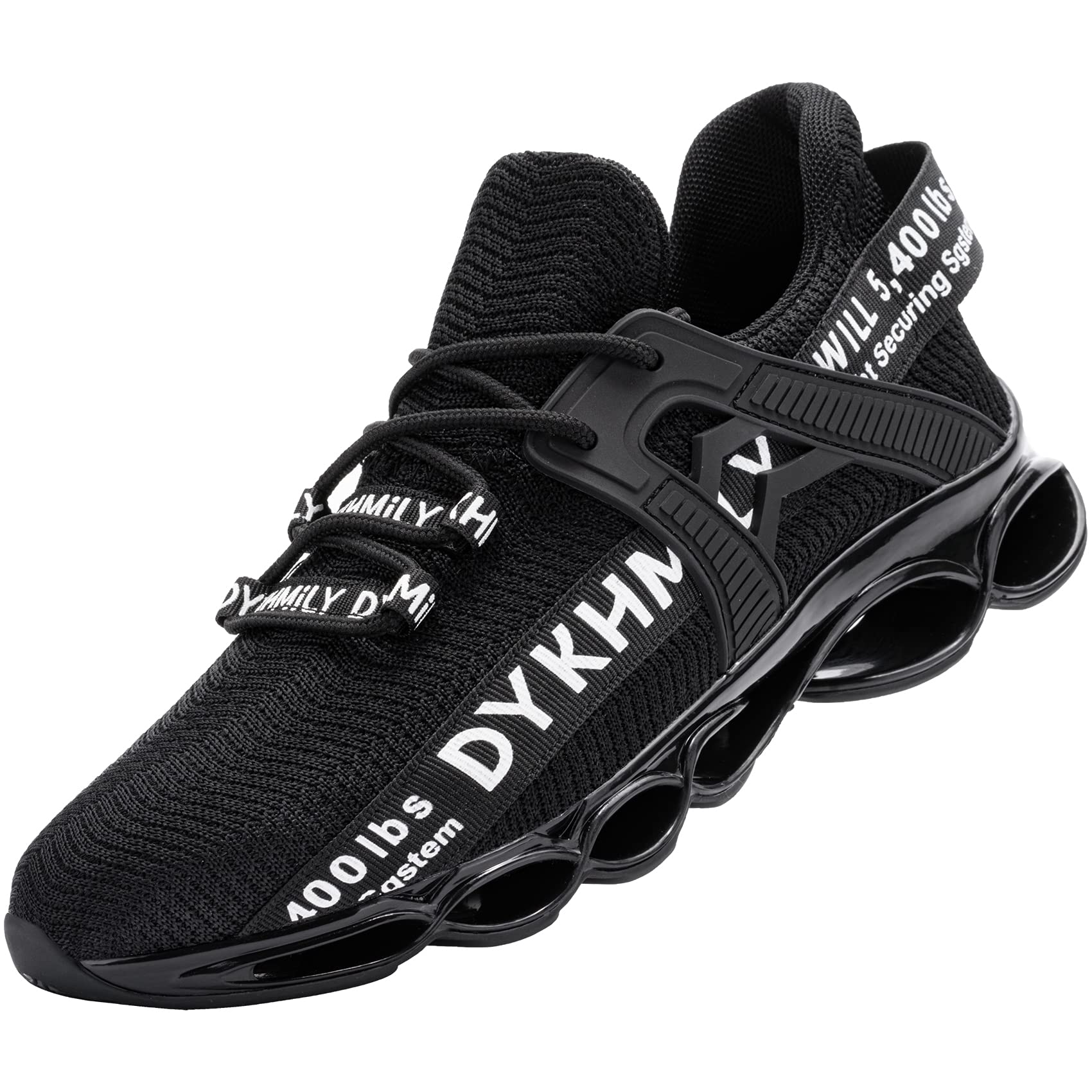 DYKHMILY Women's Steel Toe Sneakers - Lightweight Slip On Safety Shoes with Wide Width & Breathable Design for Work, Construction & Outdoor Activities