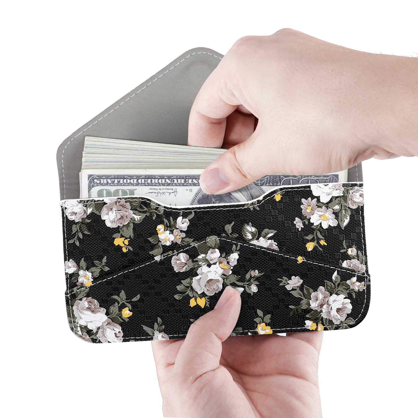 XEYOU Women's Slim RFID Blocking Leather Card Holder - Stylish Envelope Wallet for Credit Cards, Cash & ID - Perfect for Everyday Use, Travel & Business (Ladies Gift Idea)