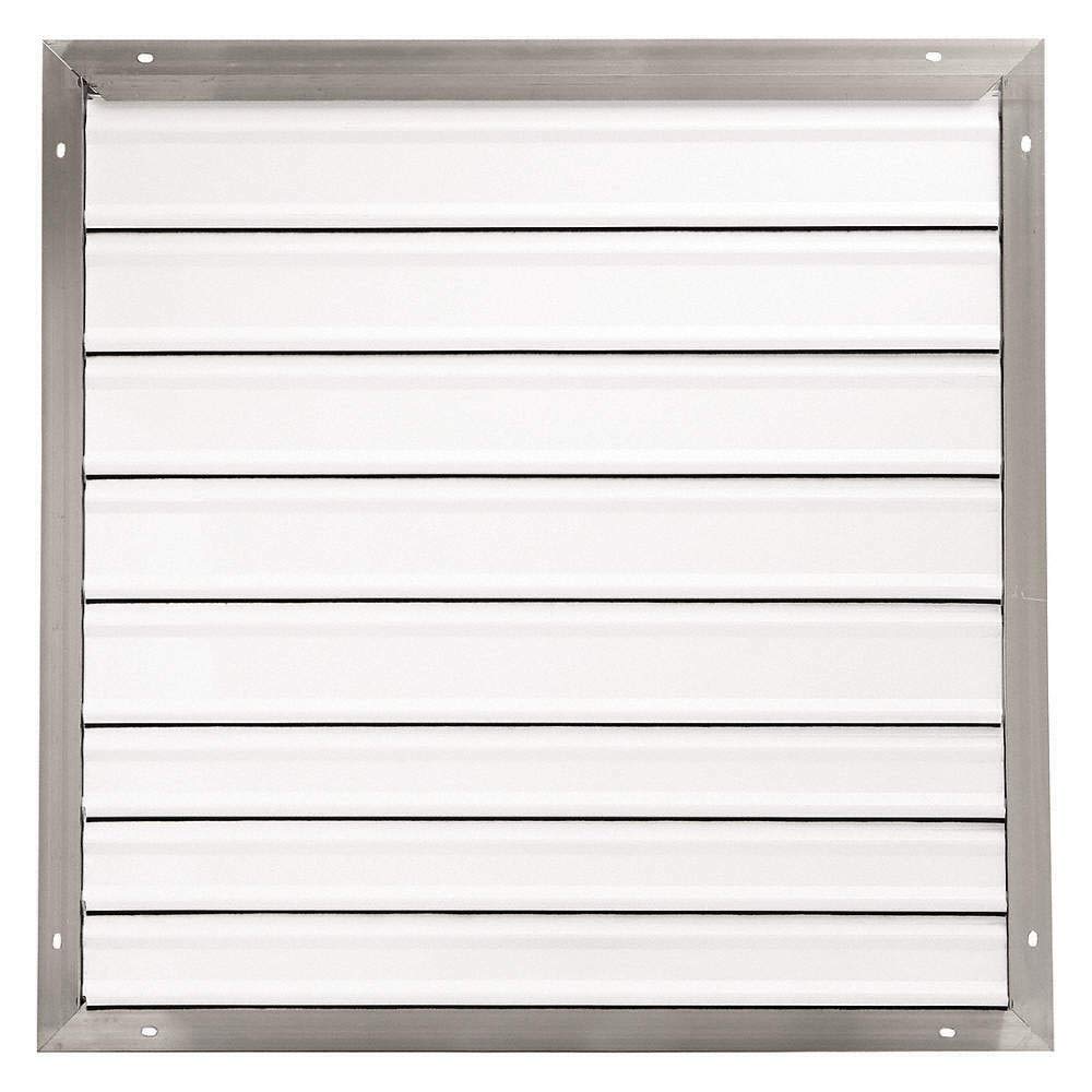 Dayton 3C309 30-Inch Wall Shutter Backdraft Damper for Exhaust Fans - Perfect for Kitchen, Bathroom & Commercial Ventilation Systems