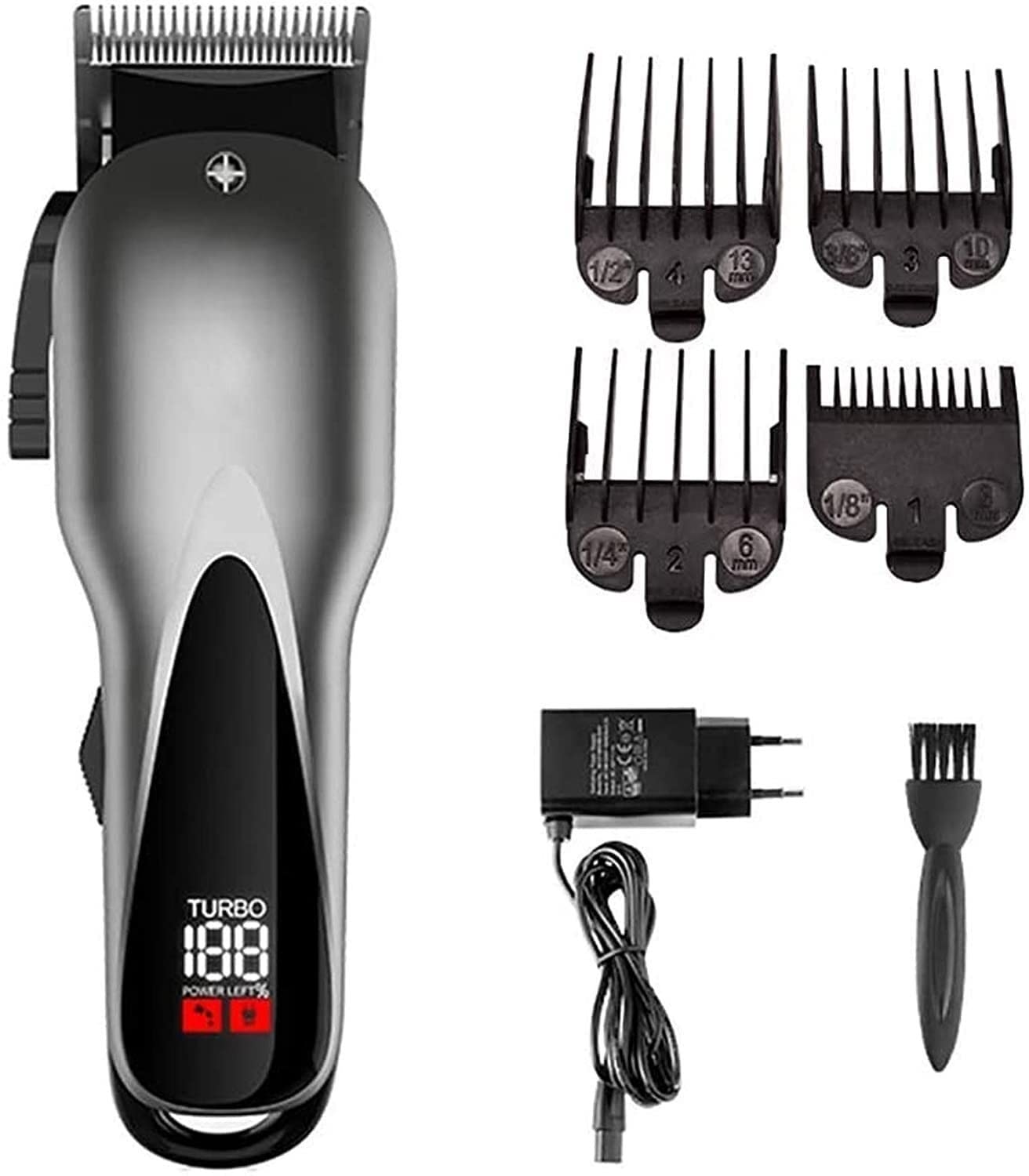 Professional Hair Clippers for Men - Barber Grade Electric Clippers with Retro Oil Head for Salon & Home Use - Perfect for Fades, Buzz Cuts & Styling