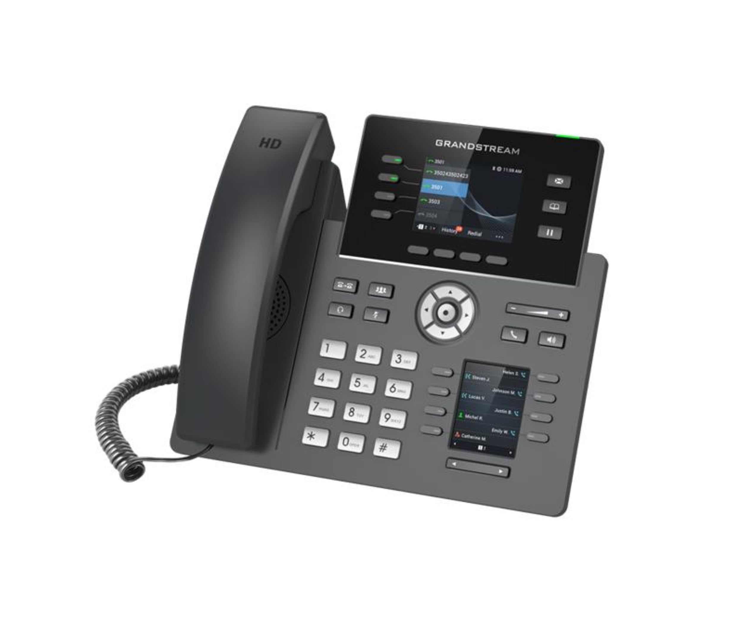 Grandstream GRP2614 4-Line VoIP Business Phone with HD Audio | Ideal for Office & Call Center Communications