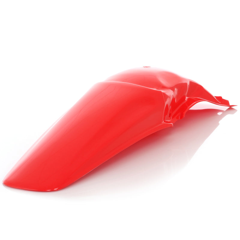 Acerbis 00-01 Honda CR125R/250R Rear Fender - High-Quality Red Dirt Bike Replacement Part for Off-Road Racing & Trail Riding