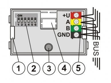 JA 110I BUS Section / Exit PG Activation Indicator - Industrial Control Panel Indicator for Electrical Systems & Automation
