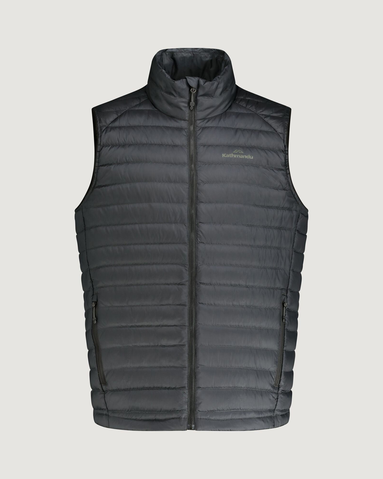 Men's Heli R Down Vest - Black Stingray Color | Lightweight Warm Puffer Jacket for Outdoor Activities, Hiking & Winter Sports