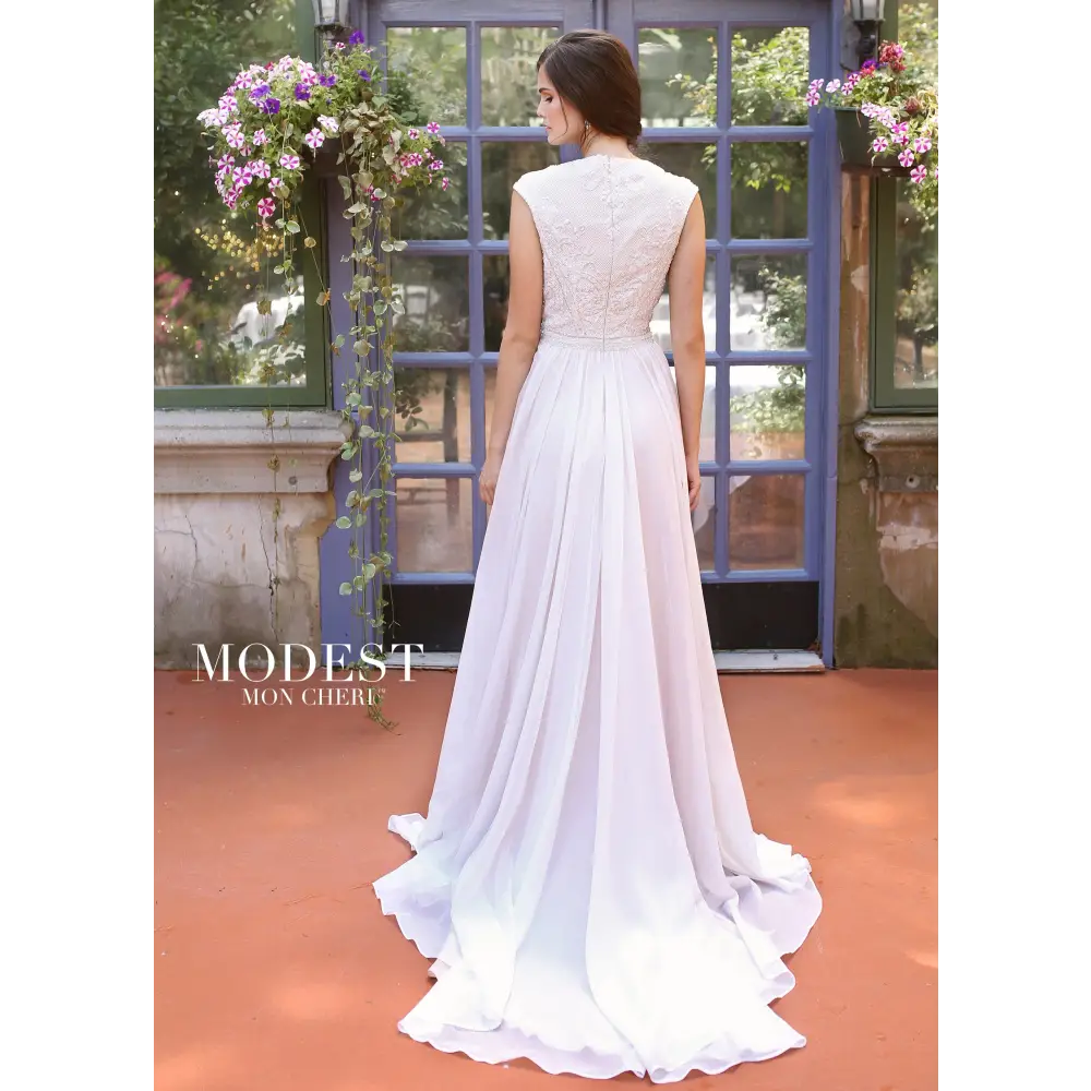 Modest Mon Cheri TR11841 Sample Sale - Elegant Women's Dress for Parties, Weddings & Special Occasions