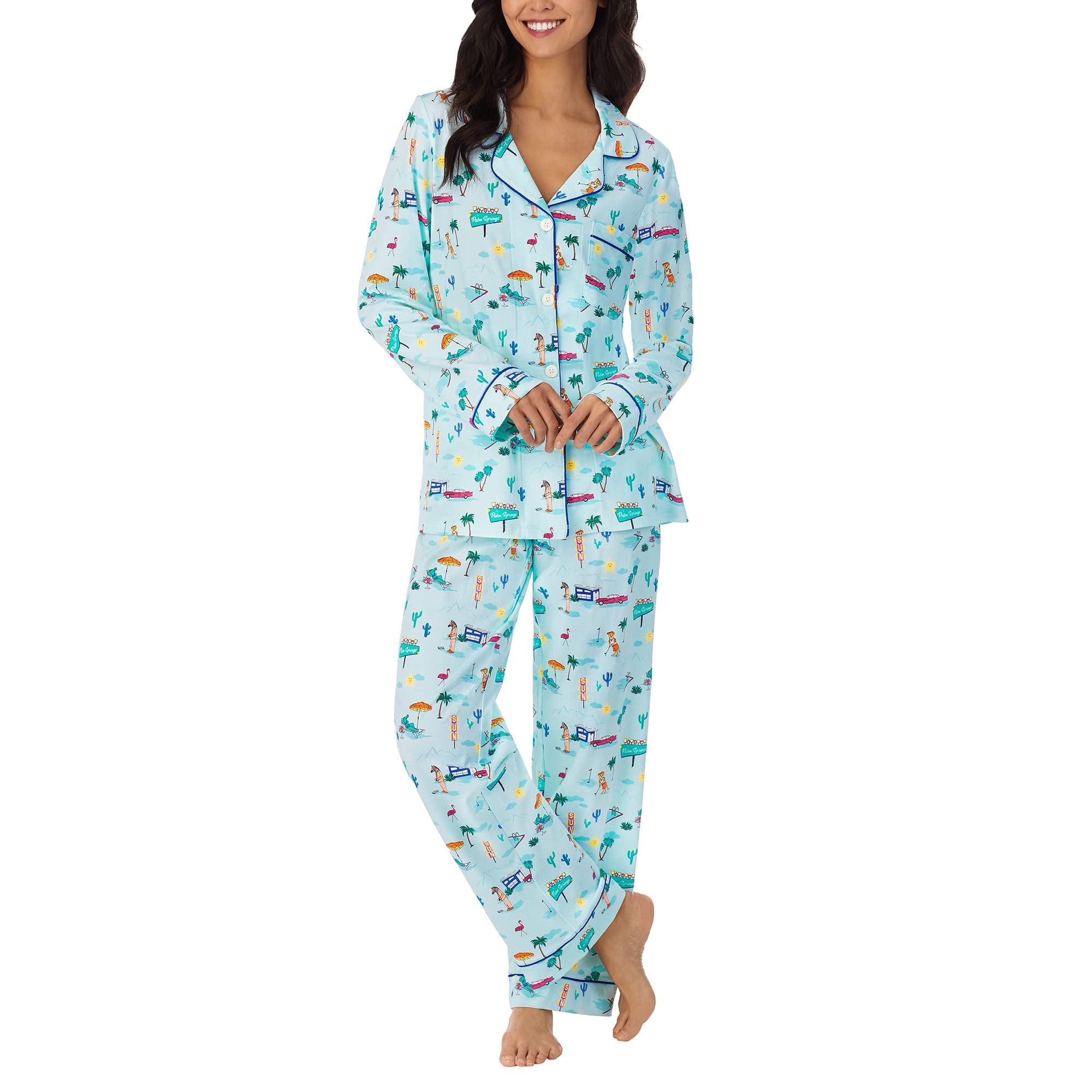 BedHead Pajamas for Women - Soft Long Sleeve Classic Sleepwear Set with Pockets | Cozy Lounge & Sleepwear for Winter Nights, Relaxing at Home, Gift for Her