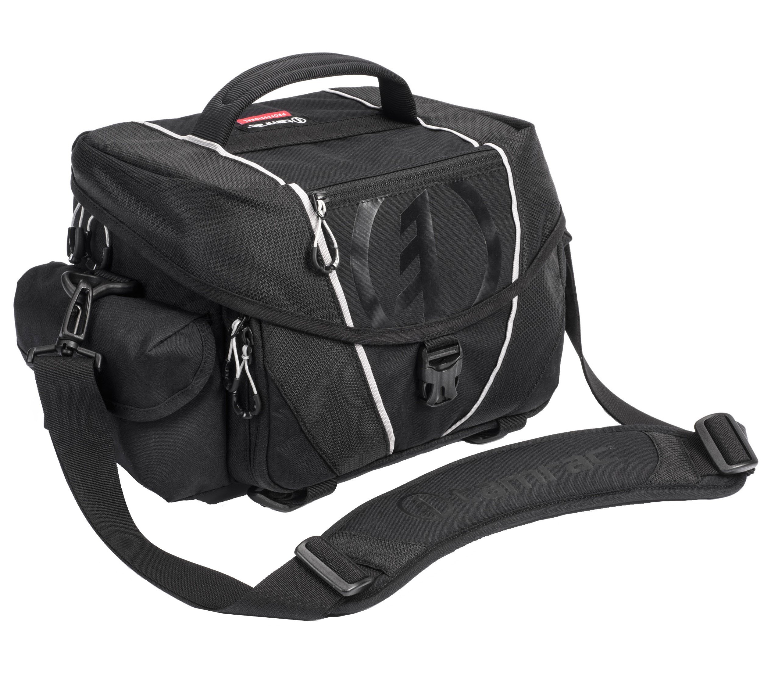 Tamrac Stratus 6 DSLR & Mirrorless Camera Bag - Waterproof Shoulder Bag for Photographers with Tripod Holder & Accessory Pockets (Black) - Perfect for Travel, Hiking & Outdoor Photography