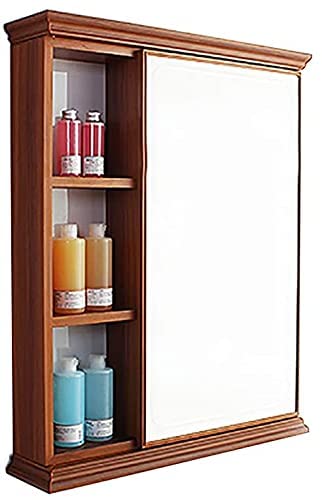 AWJ Wall Mounted Bathroom Cabinet with Mirror - 24.8