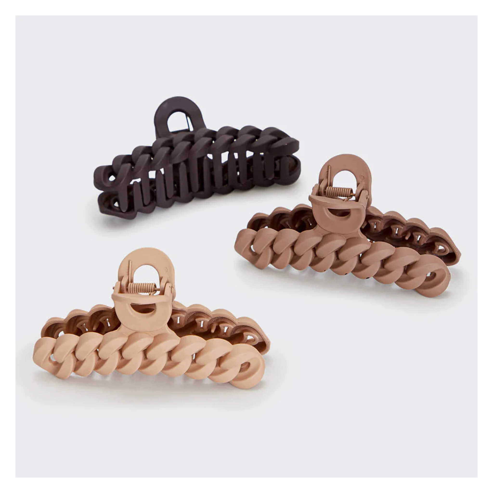 Eco-Friendly Chain Claw Hair Clip for Women - Sustainable Hair Accessories for Ponytail, Bun & Updo Hairstyles - Perfect for Work, Party & Everyday Use