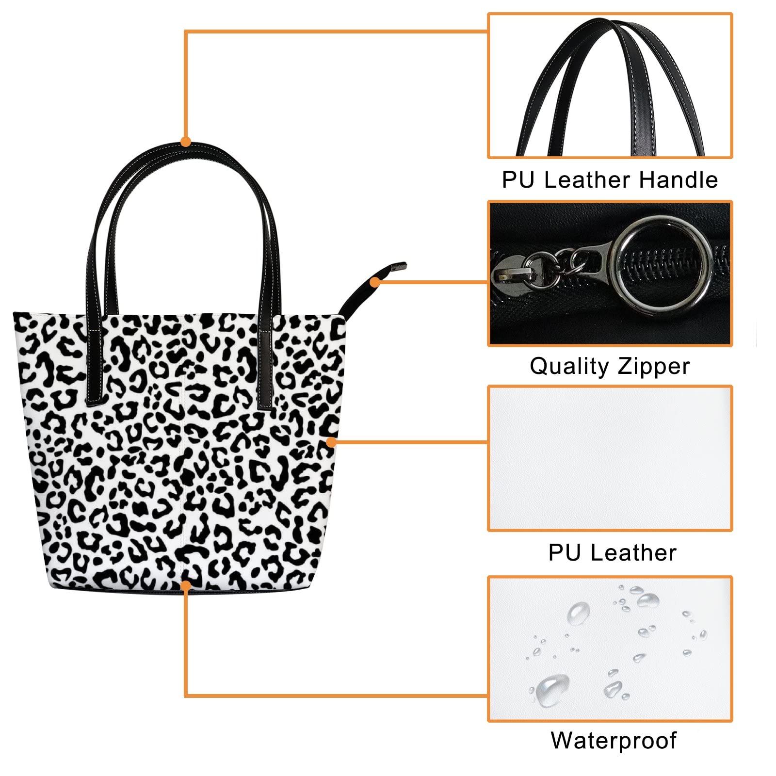 Premium Genuine Leather Crossbody Bags for Women - Stylish Work Tote & Everyday Purse - Perfect for Office, Travel & Casual Outings
