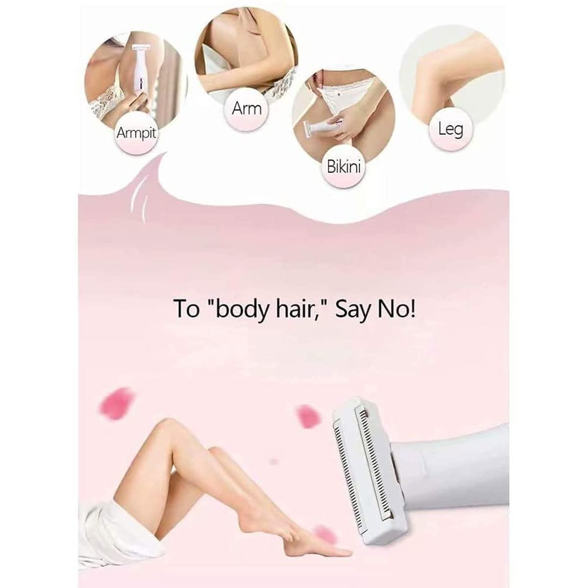 Best Women's Electric Shaver for Sensitive Skin - Cordless Rechargeable Wet/Dry Bikini Trimmer with Pop-Up Detailer | Smooth Shaving for Legs, Underarms & Bikini Area at Home or Travel
