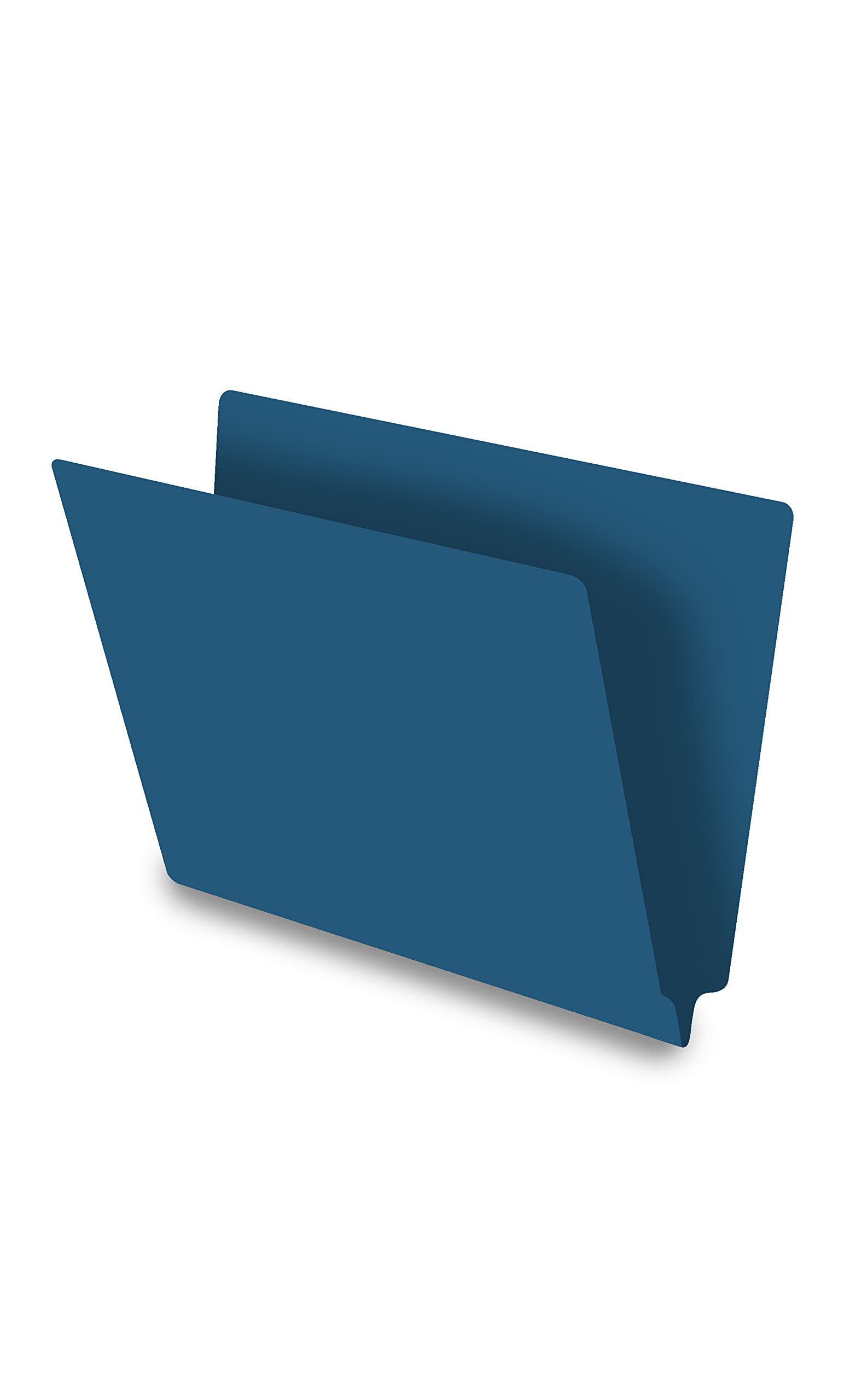 Premium Blue Legal Size File Folders - 14pt Reinforced End Tab Folders (Pack of 250) - Ideal for Office, Medical Records & Legal Document Organization