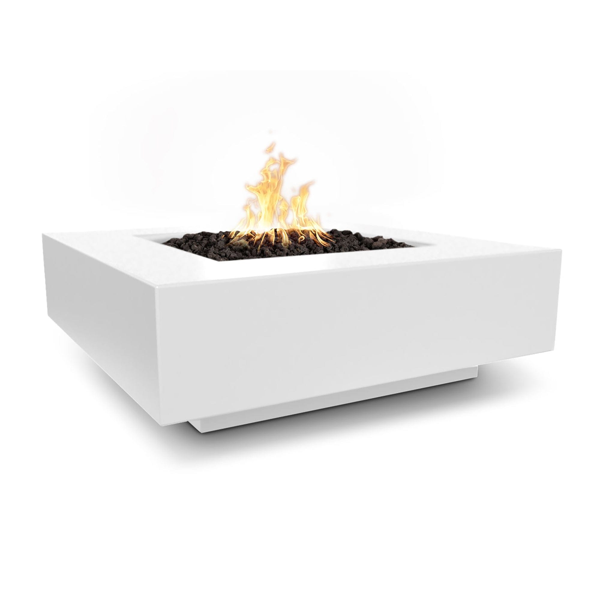 Premium Cabo Square Concrete Outdoor Fire Pit - Durable & Weather-Resistant for Patio, Backyard, and Garden Gatherings