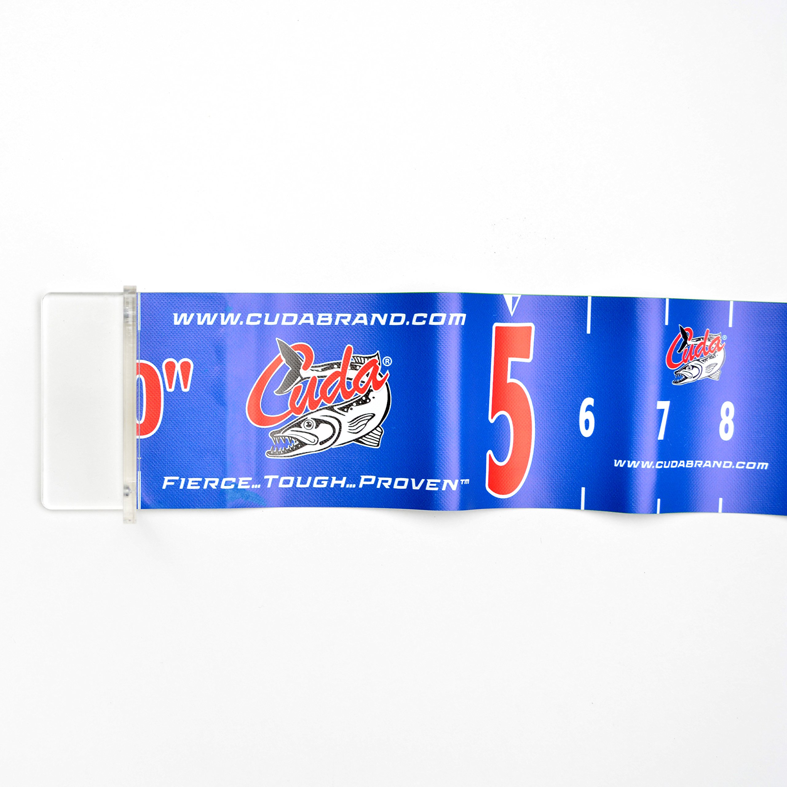 Cuda Fish Tape Measure with Velcro Storage Strap - Durable Fishing Ruler for Accurate Catch Sizing - Perfect for Anglers, Fishermen, and Outdoor Enthusiasts - Great for Freshwater & Saltwater Fishing Trips