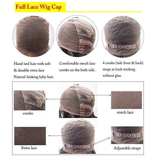 Dreambeauty #18 Pure Blonde Brazilian Remy Human Hair Lace Front Wig for Women - Glueless Full Lace Wig with Baby Hair & Pre-Plucked Natural Hairline - 26 Inch (Perfect for Cosplay, Daily Wear & Special Occasions)