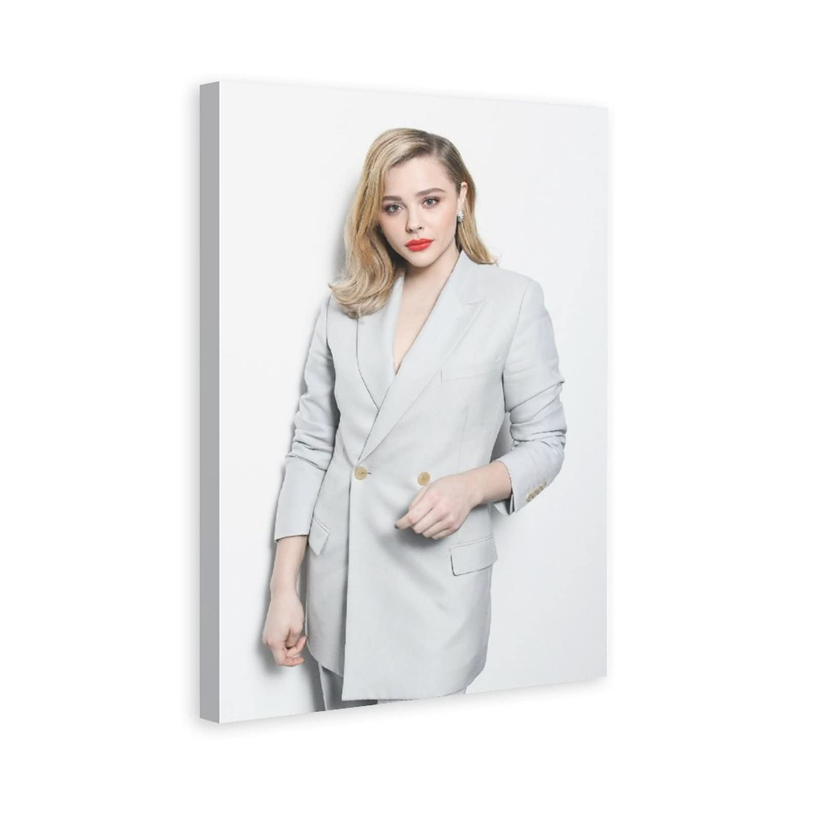 Chloë Grace Moretz Canvas Poster - Famous Actor Wall Art Print for Bedroom, Living Room & Office Decor | Sports Landscape Painting Gift Idea | Home & Office Wall Decor