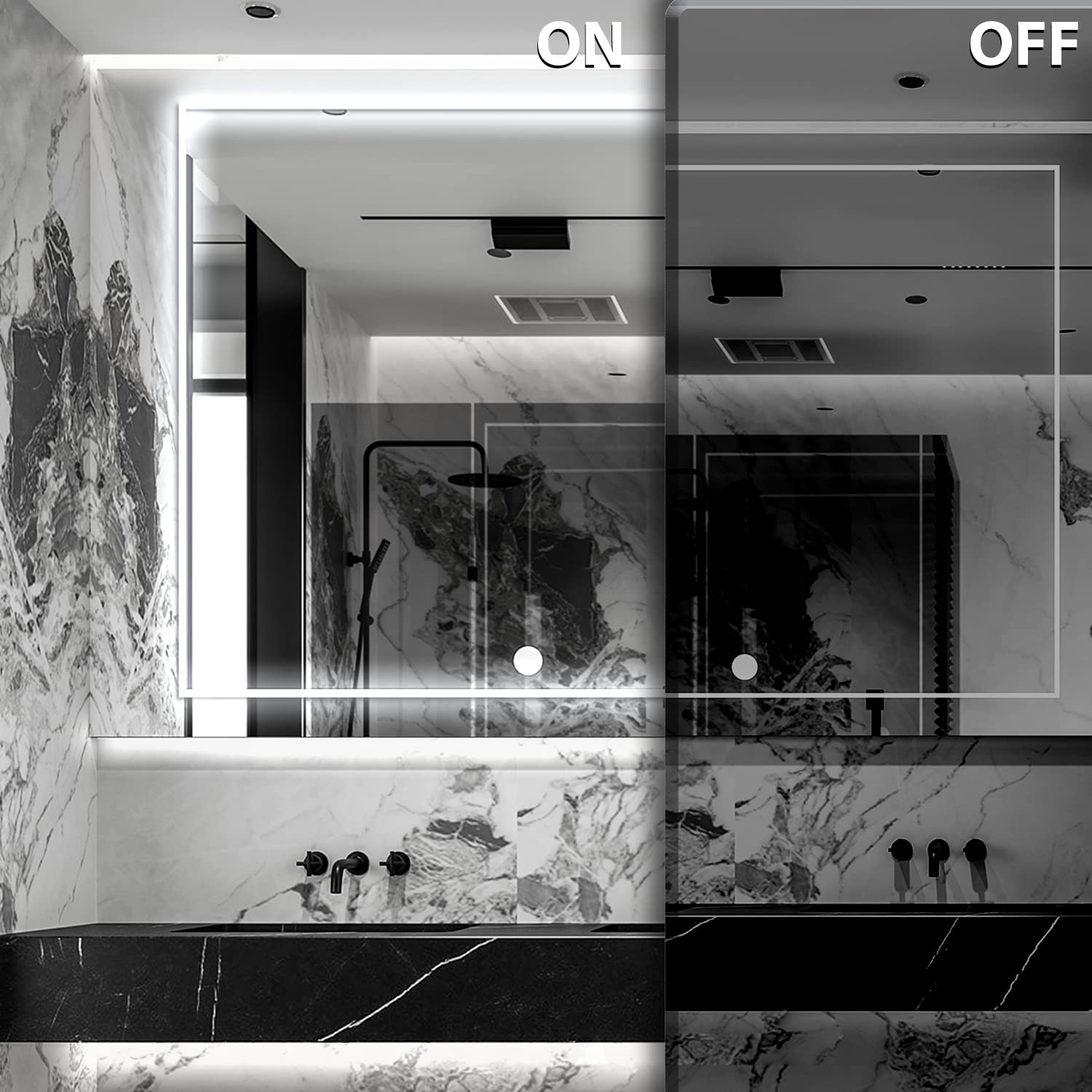 Hollywood Style Vanity Makeup Mirror Lights - 10ft Ultra Bright White LED Neon Light Strip with Dimmable Touch Control - Perfect for Makeup Vanity Table, Bathroom Mirror & Dressing Room Lighting (Mirror Not Included) - Ideal for Professional Makeup Artists, Beauty Enthusiasts & Home Decor