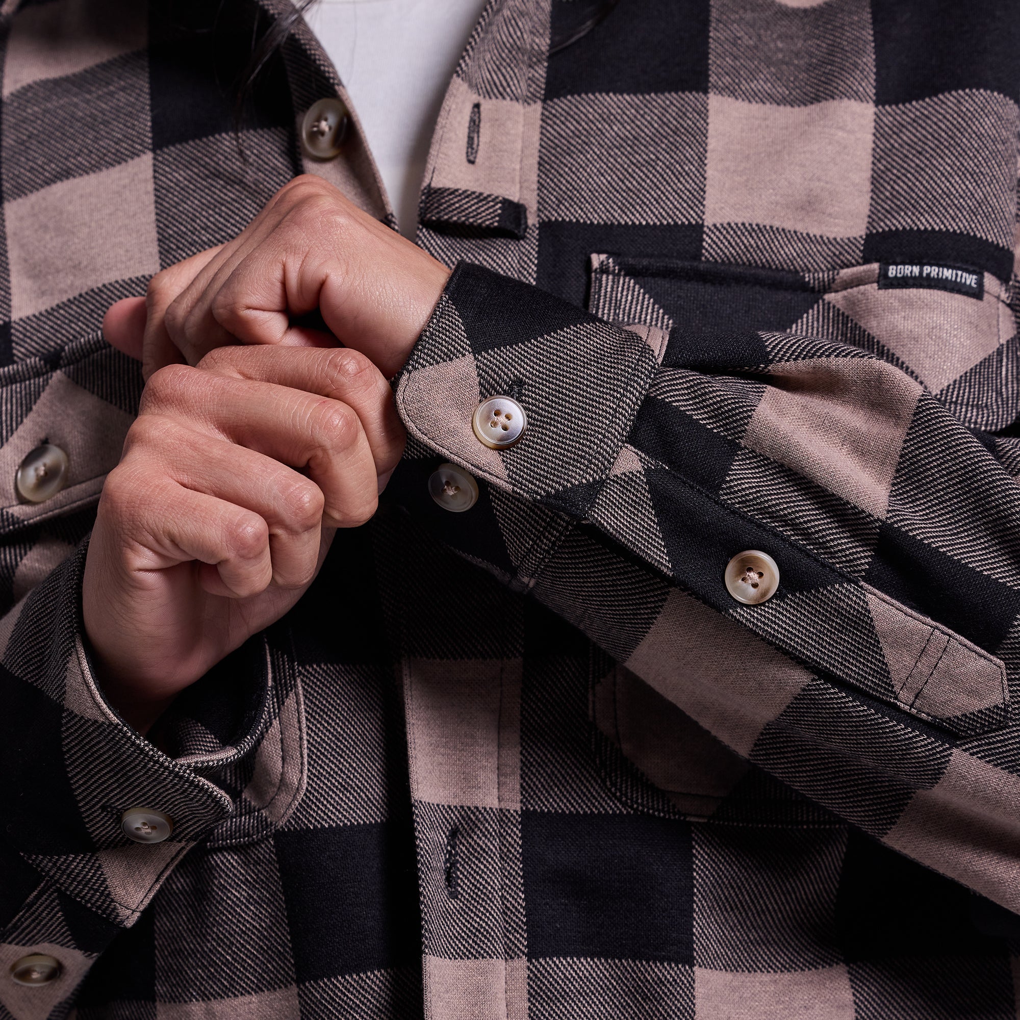 Women's Sherpa Cropped Flannel Shirt - Soft Plaid Winter Jacket with Axe Print | Cozy Layering for Fall & Winter, Outdoor Camping, and Casual Streetwear