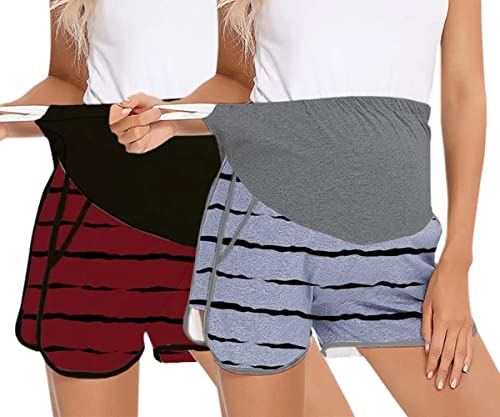 3# Stripe-red/Grey Blue