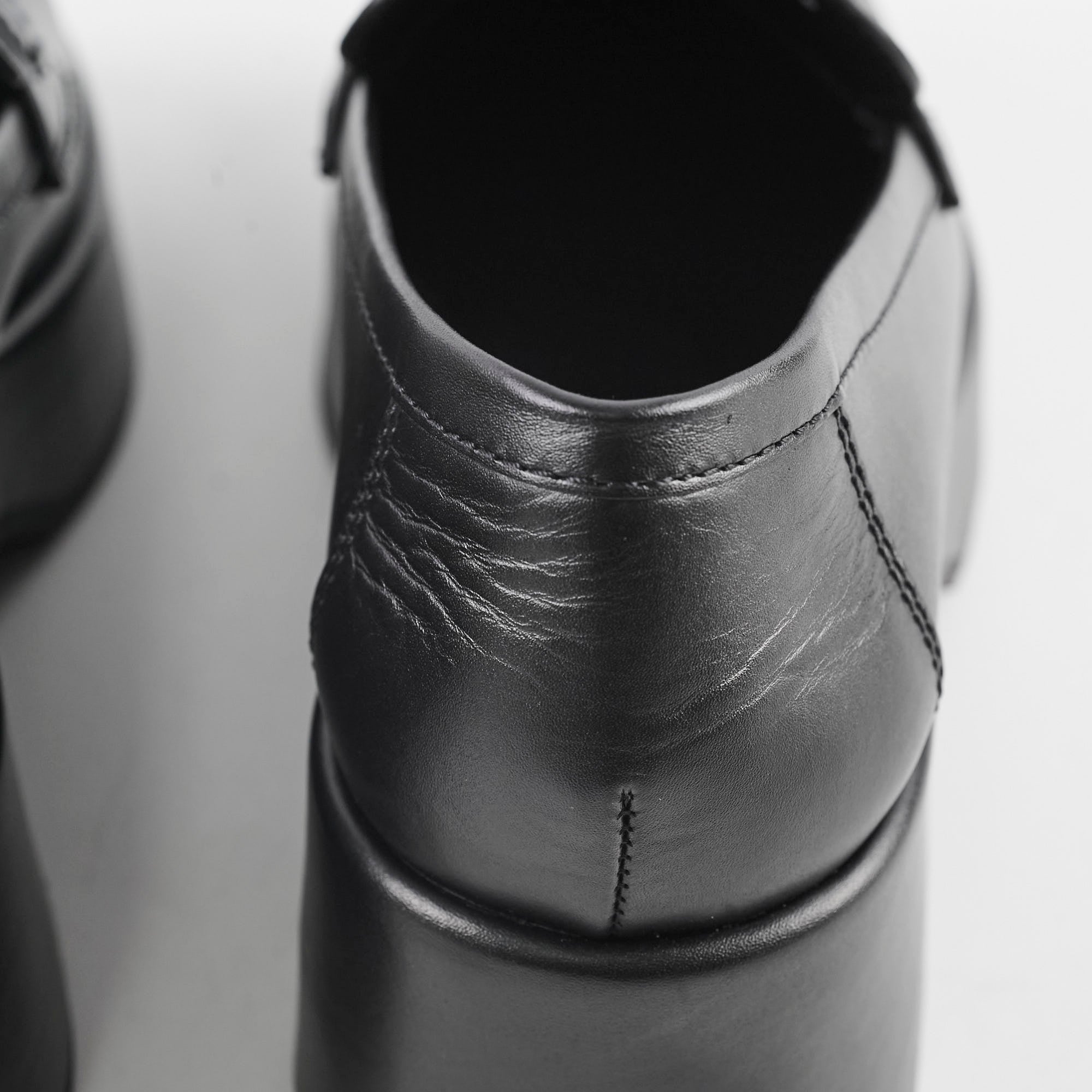 Chanel So Black Leather Loafers for Women - Size 41 US (EU 42) - Classic Comfortable Slip-On Shoes for Work, Office & Casual Wear