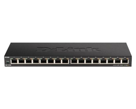 D-Link DGS-1016S 16-Port Gigabit Ethernet Switch | High-Speed Network Hub for Home & Office | Perfect for Gaming, Streaming & Small Business Networks