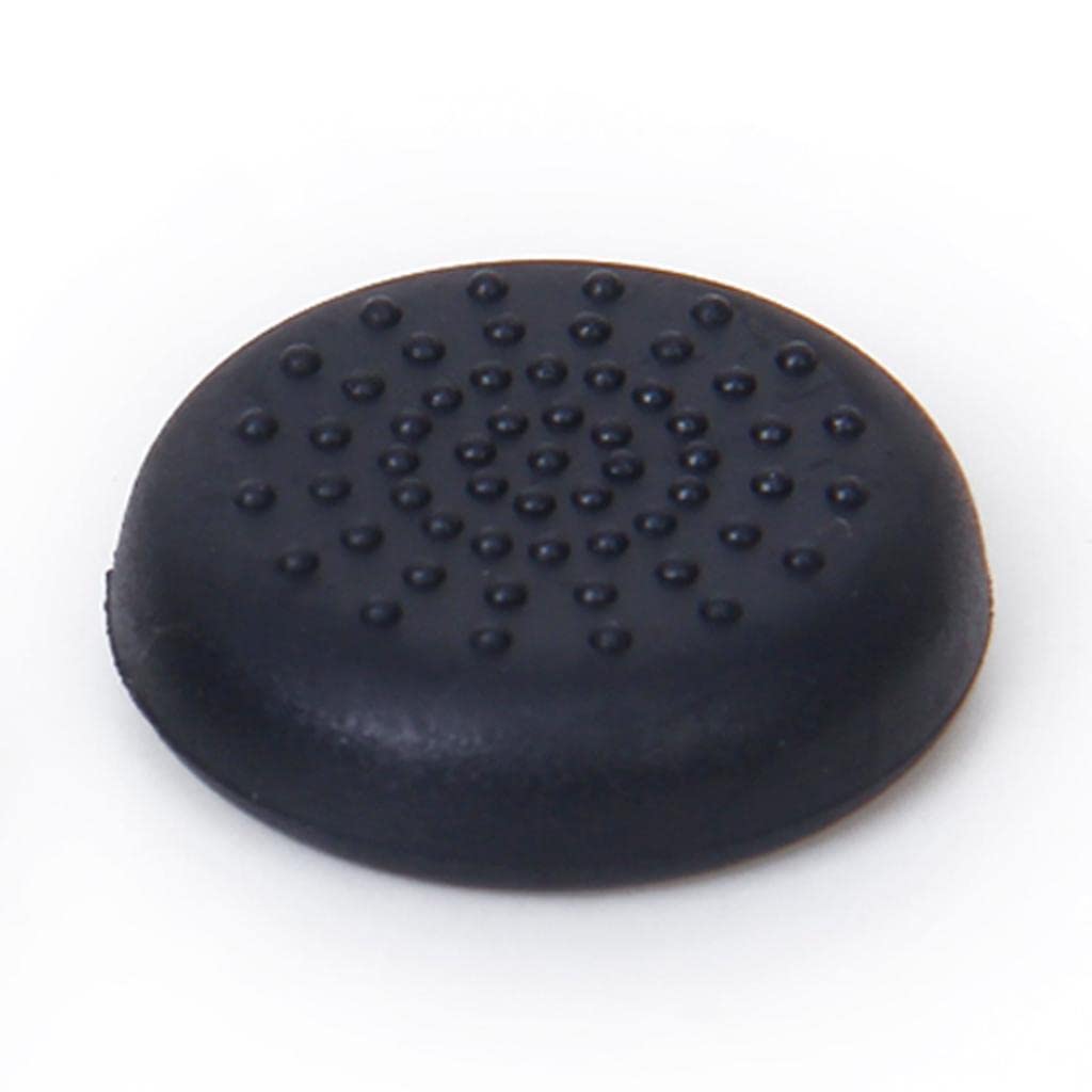Replacement PS4 Controller Joystick Caps - 1 Pair Black Thumb Grips for Playstation 4 - Enhance Gaming Comfort & Precision (Perfect for FPS, Racing & Action Games)