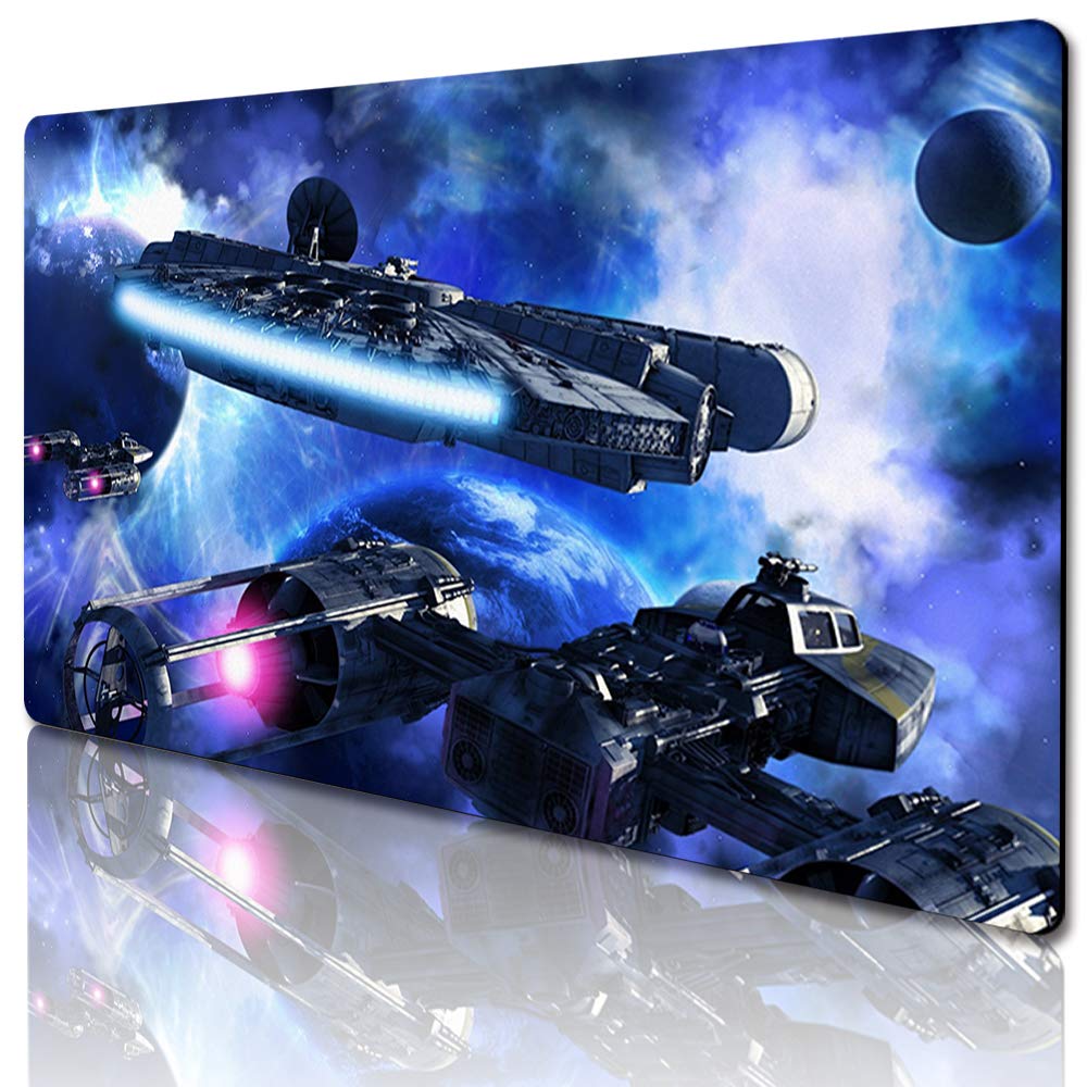 Star Wars XXL Gaming Mouse Pad - 23.6 x 13.8 Inch Non-Slip Desk Mat for Laptop & Computer, High-Definition Printed Keyboard Play Mat (60x35cm) - Perfect for Office, Gaming & Home Workspace