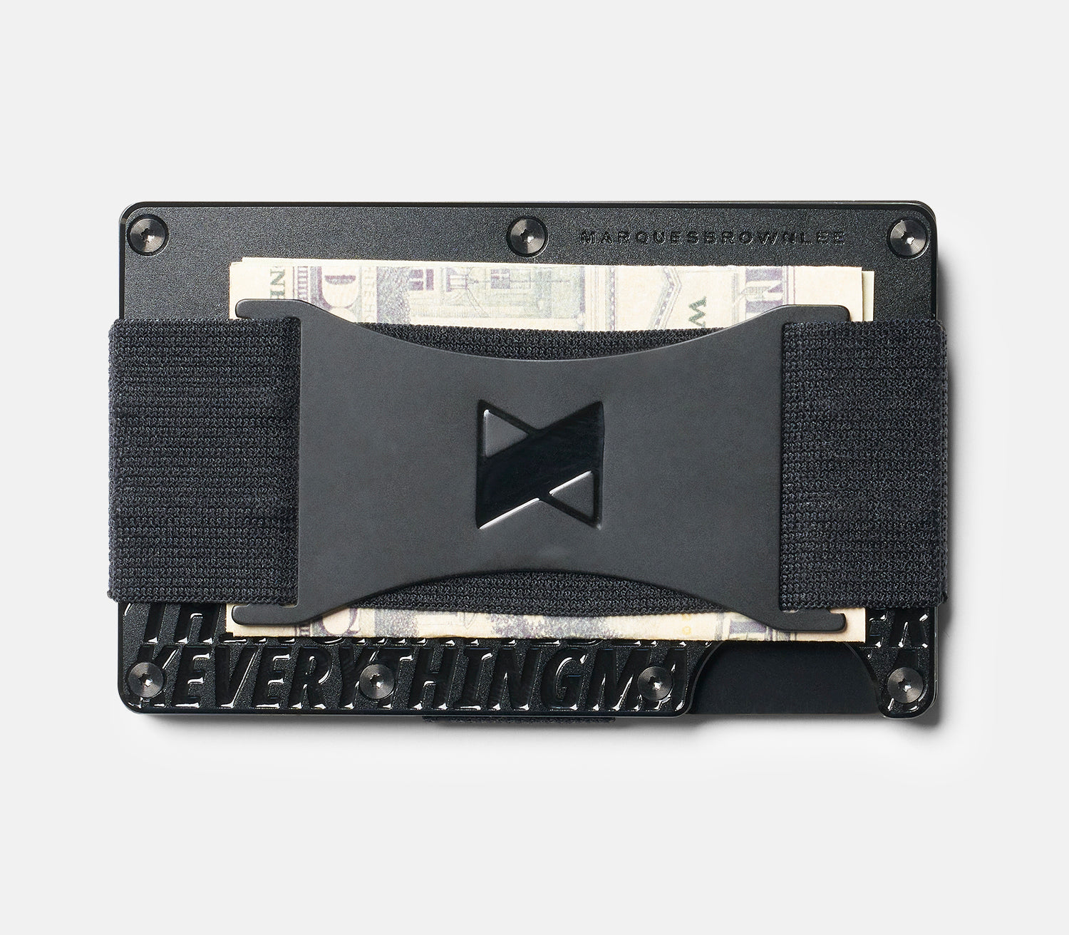 The Ridge Wallet - Slim Minimalist RFID Blocking Front Pocket Wallet for Men - Matte Black - Perfect for Everyday Carry, Travel & Gifting
