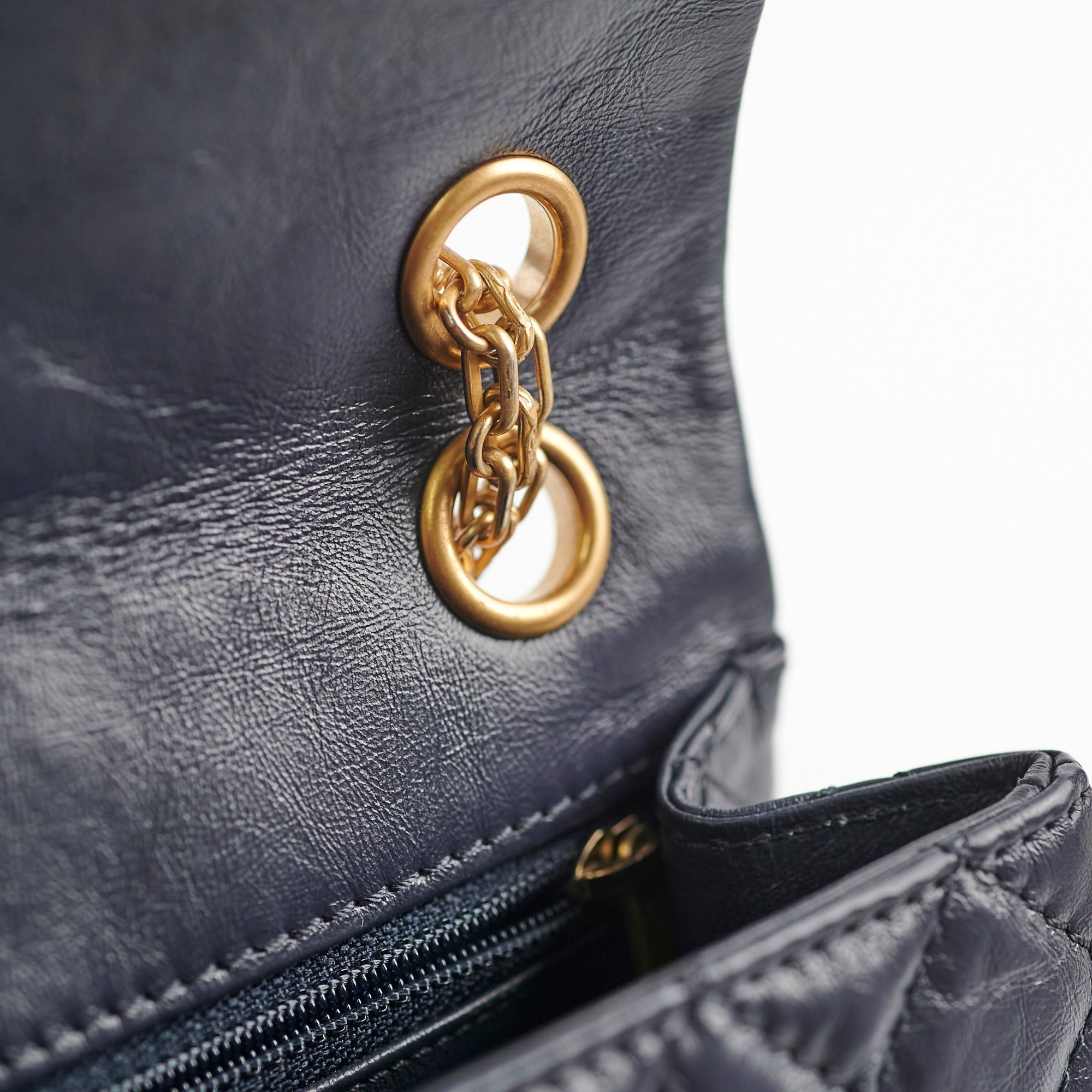 Chanel Reissue 2.24 Mini Navy Blue Leather Crossbody Bag - Elegant Luxury Handbag for Women, Perfect for Parties, Dating & Special Occasions