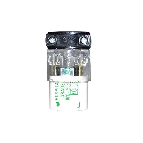 Vacuum Cleaner Replacement Plug - Hospital Grade 3-Wire for Home & Commercial Use