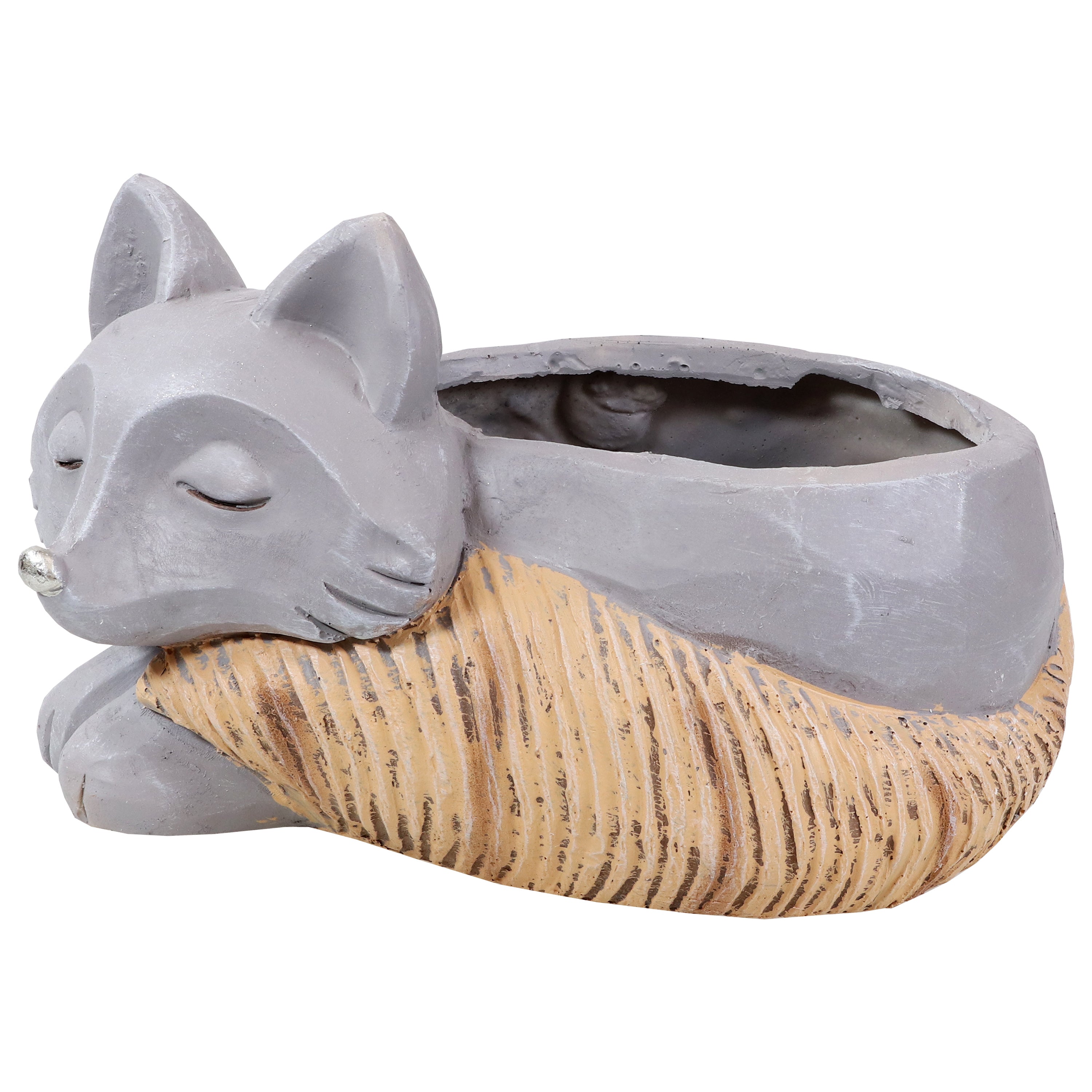 Sunnydaze Finley the Fox Indoor Planter Statue - 8
