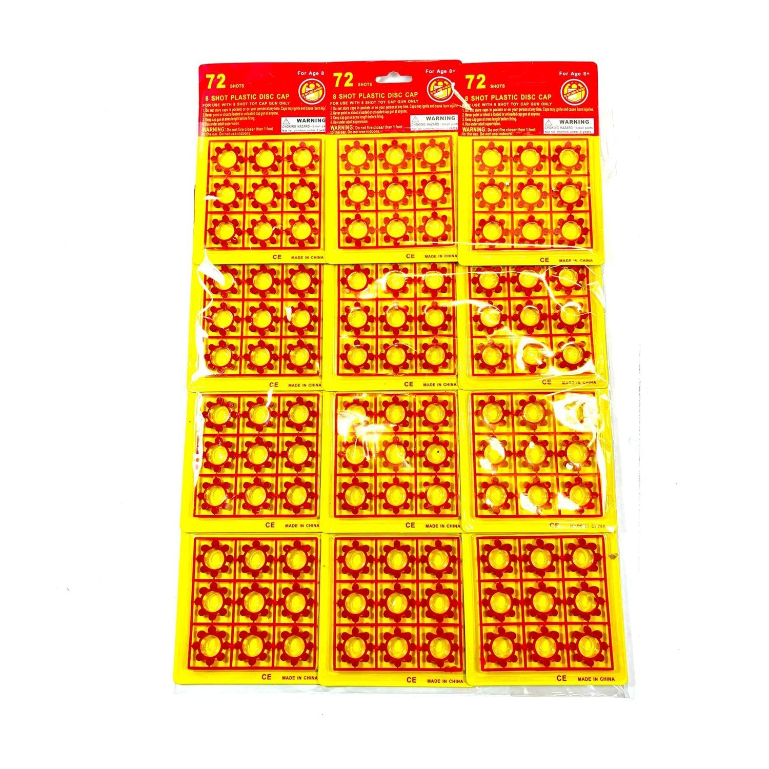 Cap Gun Ring Toy Set - 12-Piece Pack for Kids Pretend Play, Cowboy & Western Themed Parties, and Outdoor Adventure Games