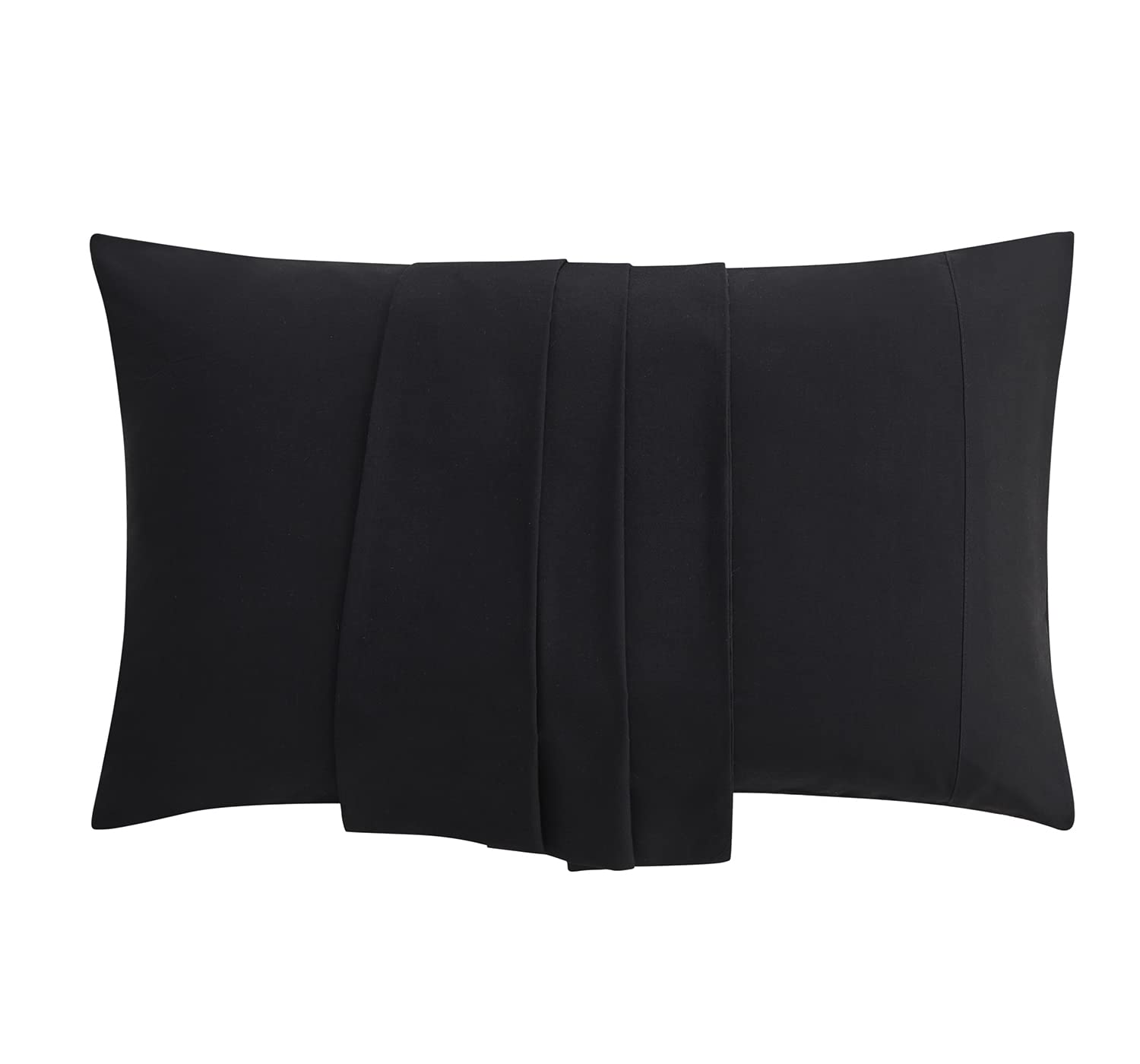 Empyrean Bedding Pillow Case – Premium Black Standard Size Pillowcases (20”x30”) – Soft Cooling Microfiber Pillow Covers – Stain & Fade Resistant – Ideal for Queen Beds, Hotels & Guest Rooms