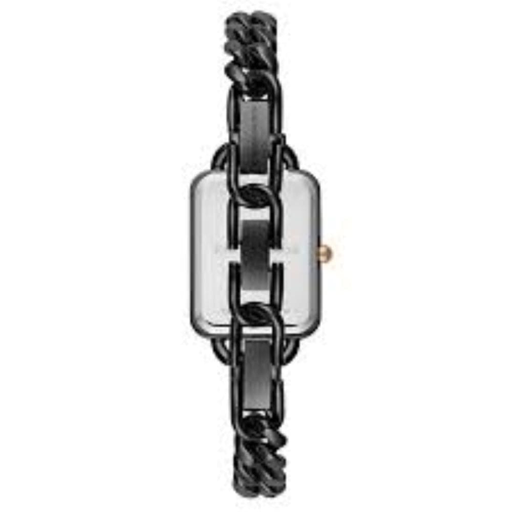 BCBGMAXAZRIA Women's Quartz Watch with Black Stainless Steel Band BG50845002 - Elegant Timepiece for Office, Party & Everyday Wear