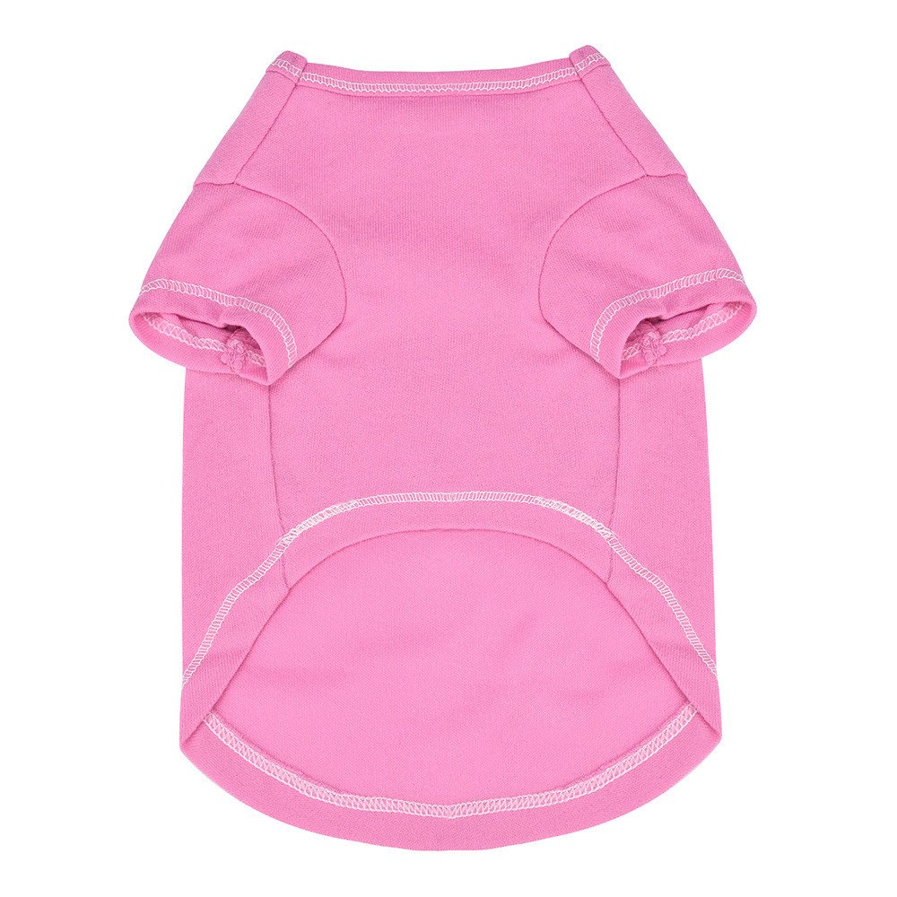 Fashionable Pink Star Print Dog T-Shirt - Spring Apparel for Large Female Puppies | Cute Pet Outfits for Girls, Playdates & Photo Shoots