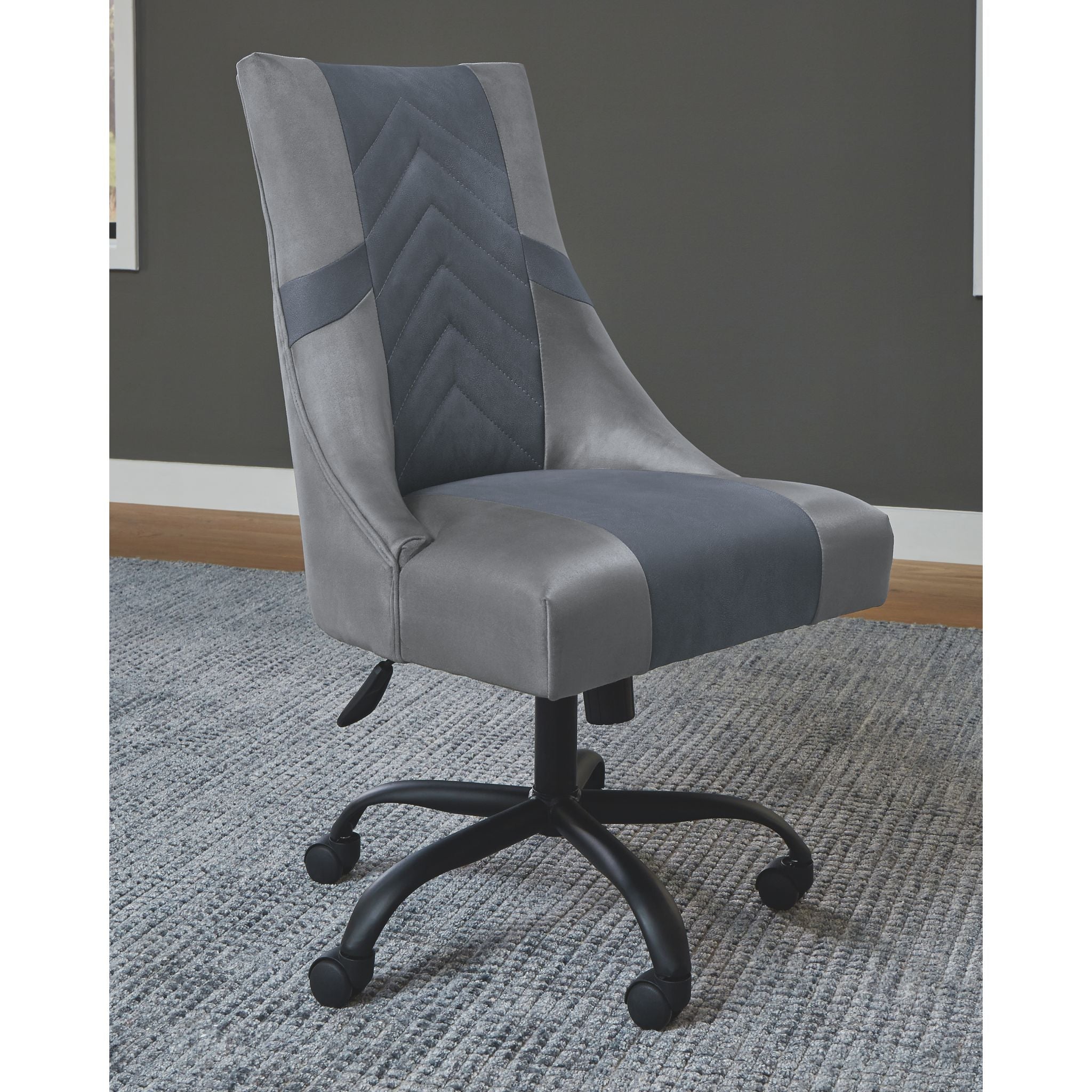 Barolli Swivel Gaming Chair with Lumbar Support - Ergonomic Grey PC Gaming Chair for Home Office, Streaming & Esports - Comfortable Computer Desk Chair for Gamers & Professionals