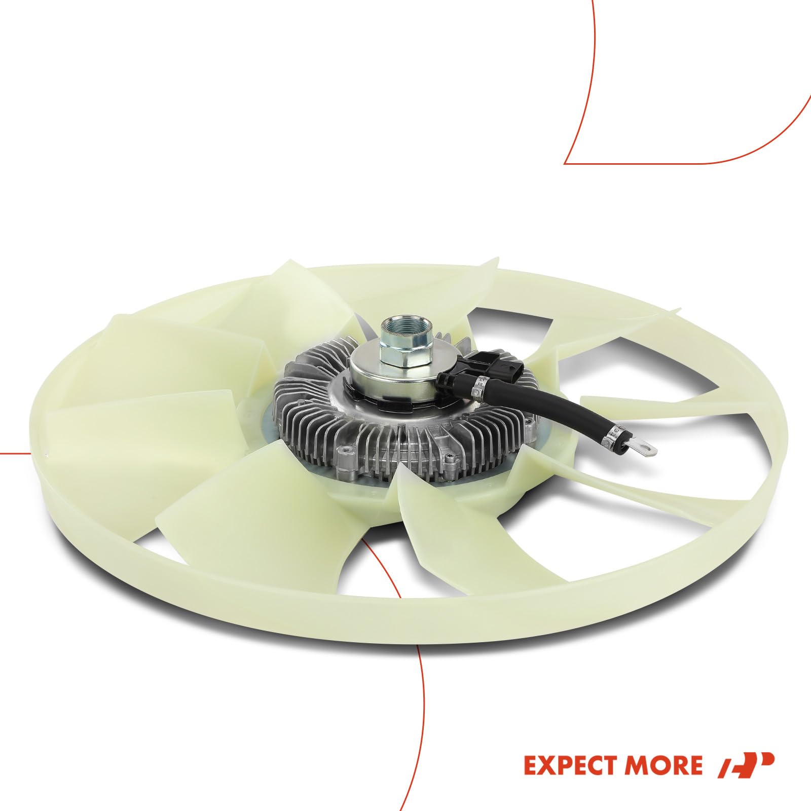 Premium Electronic Radiator Cooling Fan Clutch for Mercedes-Benz & Freightliner Sprinter 2500/3500/3500XD/4500 - High Performance Cooling System Replacement Part for Commercial Vans & RVs
