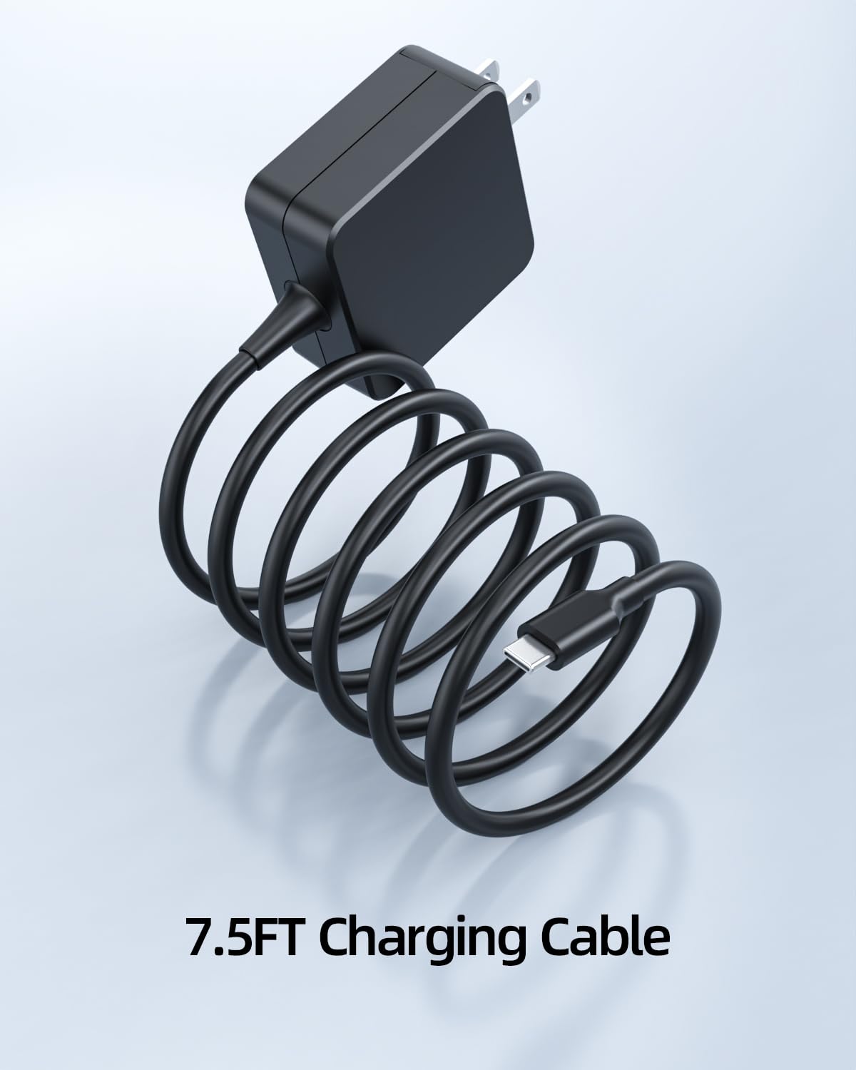 45W Fast USB-C Charger with 7.5ft Cable - UL Listed for Samsung Galaxy Tab S9/S9+/S9 Ultra/S9 FE/S9 FE+, S24 Ultra/S24+ - Perfect for Home, Office & Travel Charging