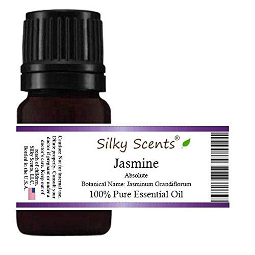 100% Pure Natural Jasmine Absolute Essential Oil (Jasminum Grandiflorum) - 15ml for Aromatherapy, Massage & Skin Care