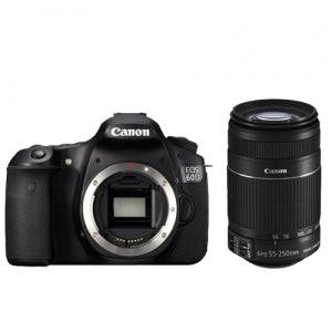 Canon EOS 60D DSLR Camera Bundle with 17-85mm & 55-250mm Lenses - Professional Photography Kit for Travel, Portraits and Sports Shooting
