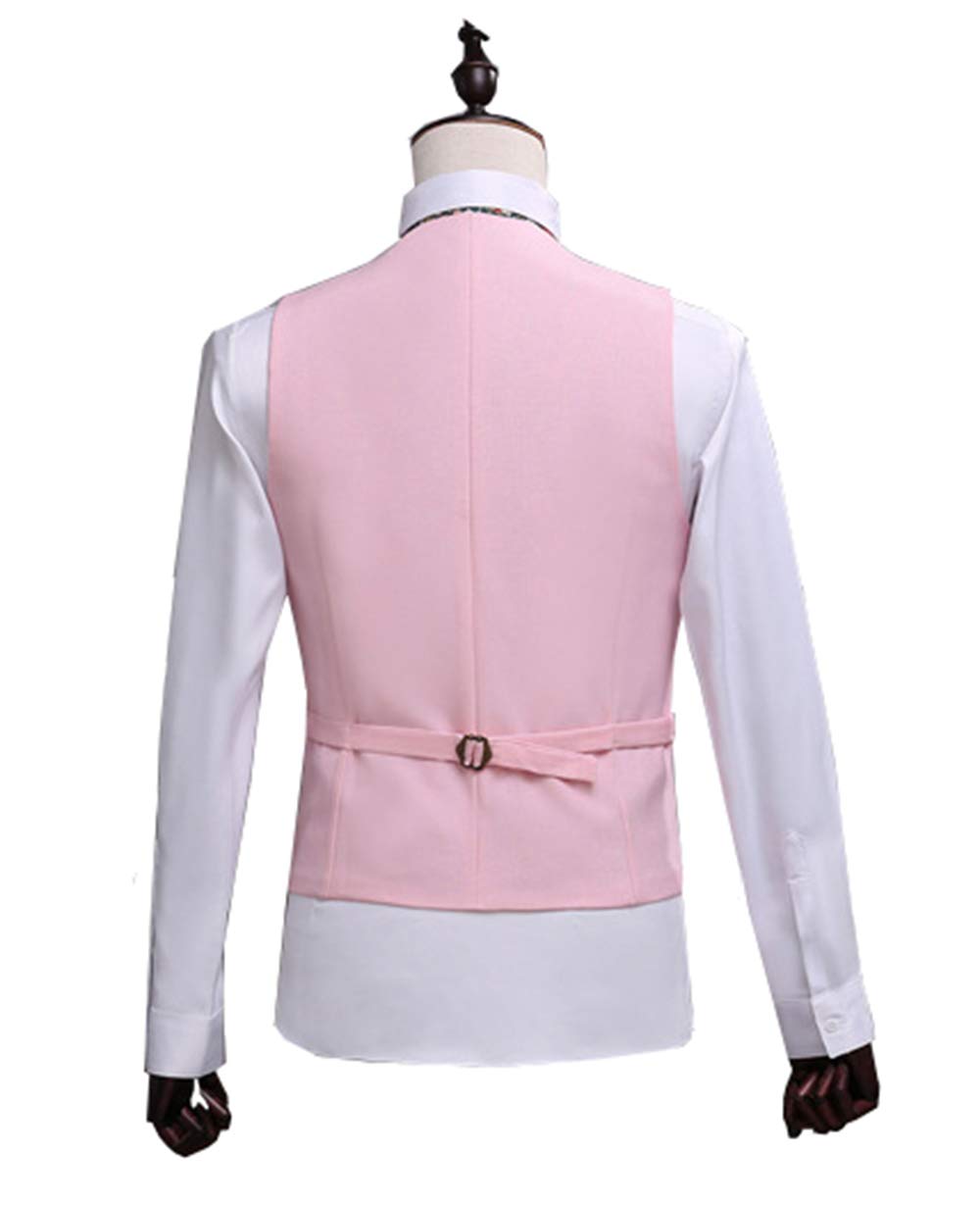 Men's Slim Fit Tuxedo Suit with Vest & Pants for Wedding & Formal Events
