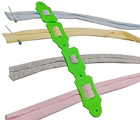 LNKA 15-Size Bias Tape Maker Kit - Single & Double Fold Fabric Strips Tool for Quilting, Sewing & DIY Crafts | Perfect for Jelly Roll Strips & Bias Binding