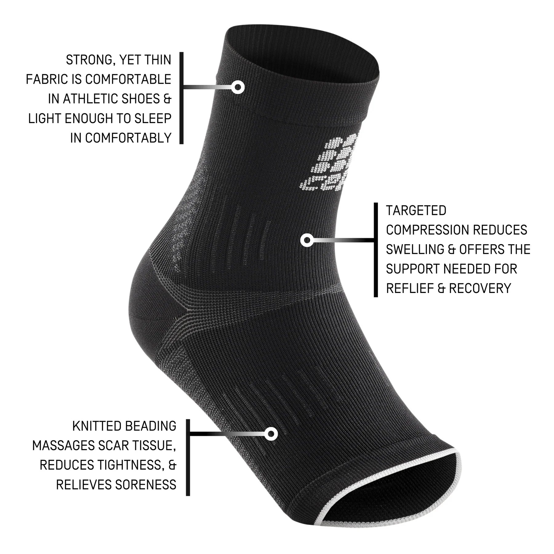 CEP Mid Support Plantar Fasciitis Compression Sleeves - Arch Support & Pain Relief for Running, Walking & Standing All Day - Best for Athletes & Active Lifestyles