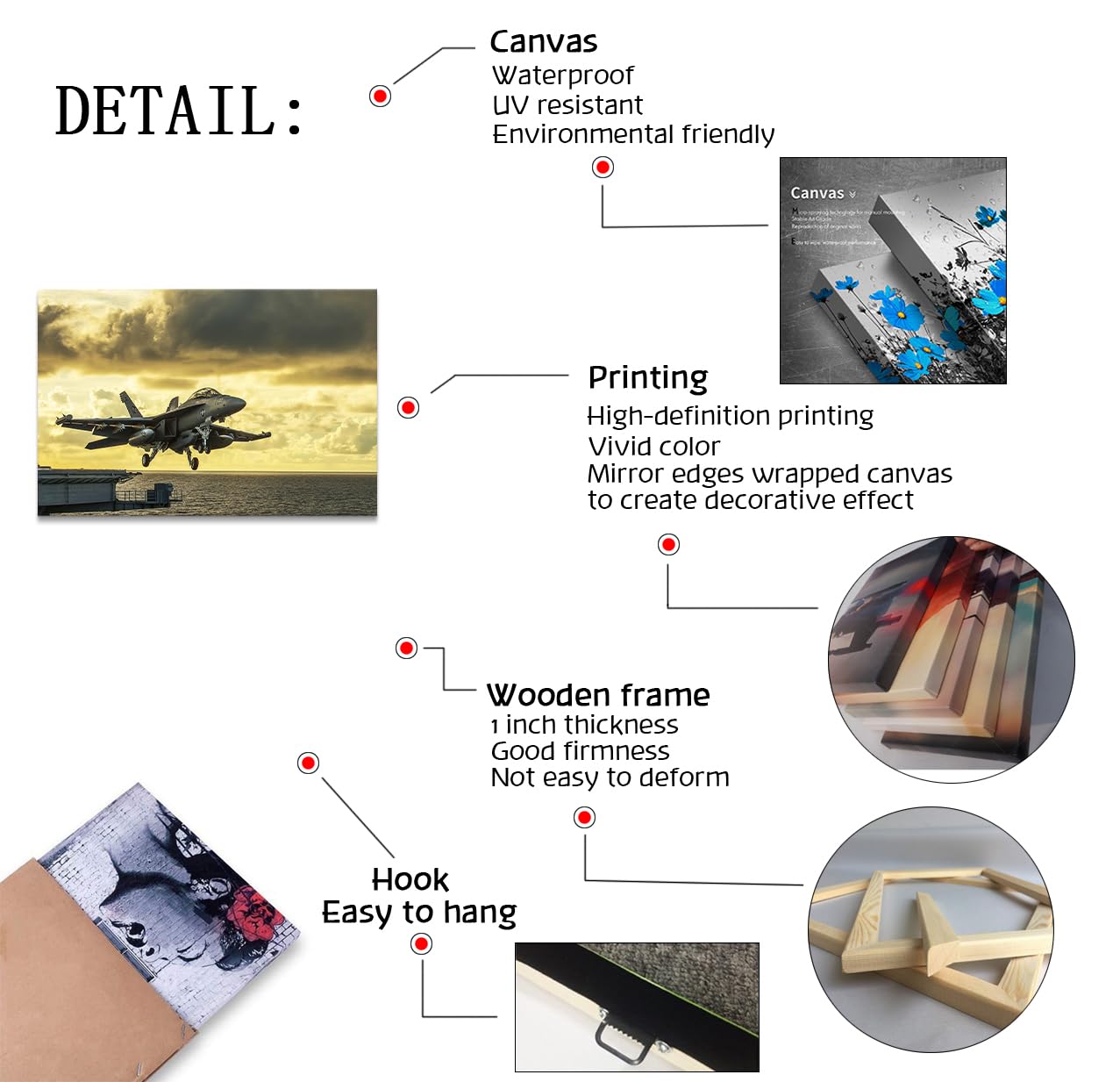 F/A-18 Strike Fighter Metal Wall Art - Military Aviation Decor for Home, Office, Living Room & Bedroom - Perfect for Man Cave, Pilot Gifts & Military Themed Rooms