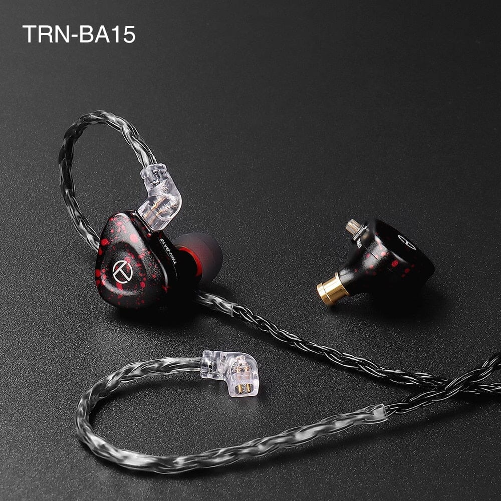 TRN T2 Pro 16 Core HiFi In-Ear Earphones with Silver Plated Cable (0.75mm/0.78mm MMCX/2Pin Connector) - 2.5mm/3.5mm/4.4mm Audio Jack Options for Audiophiles, Music Lovers & Gaming Enthusiasts