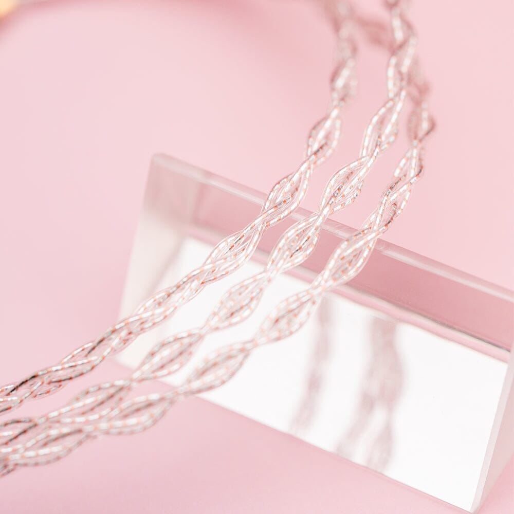 DUNU Alpha 3 Cherry Blossom Pink Limited Edition 14.2mm Dynamic Driver HiFi Earbuds - Premium Sound Quality for Music Lovers, Audiophiles & Commuters